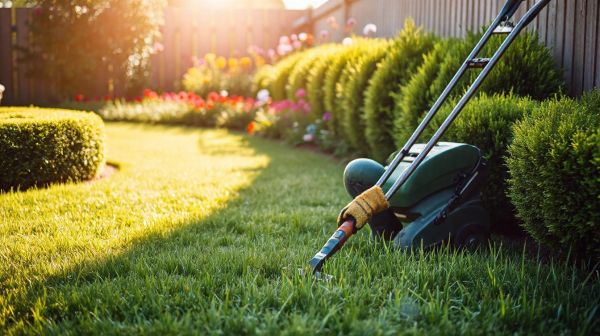 Meilleures pratiques pour maintenir votre jardin avec tondeuse thermique